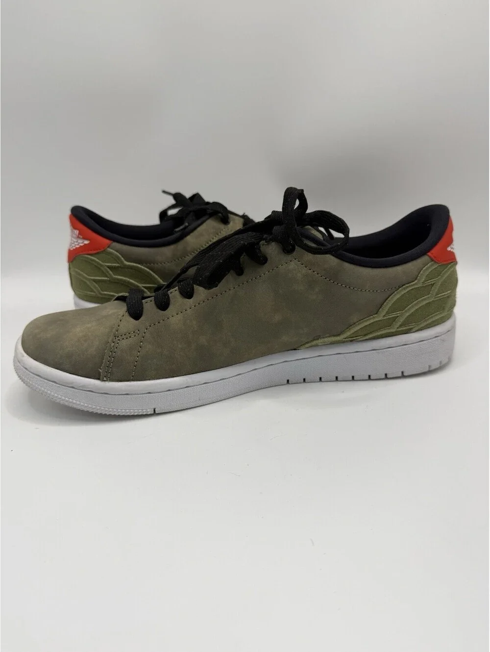 Nike Air Jordan 1 Retro Centre Court Low Oil Green Black DJ2756-300 Sz 8 Men’s